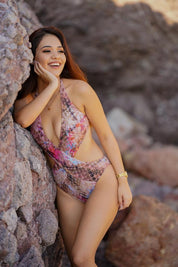 Bonifacio One Piece - Croco - Stella De Mare Swimwear