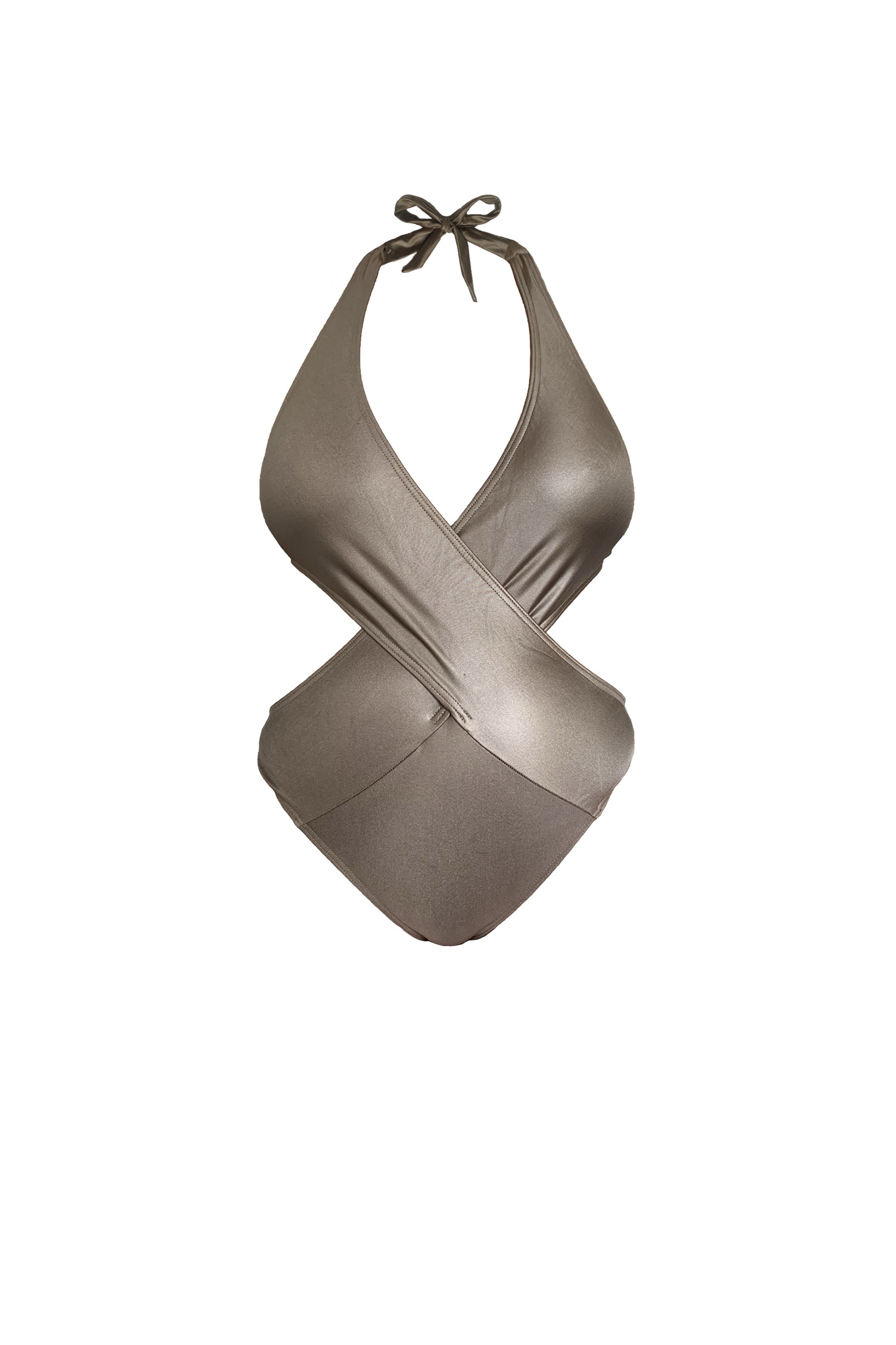 Bonifacio One Piece - Taupe - Stella De Mare Swimwear